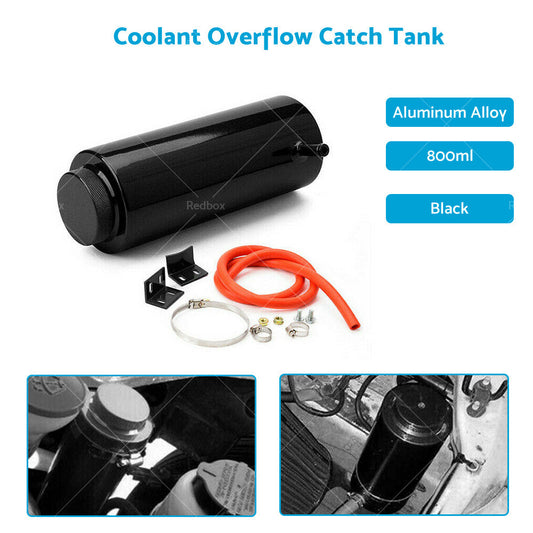 800ml Black Overflow Catch Tank Suitable For Radiator Coolant Expansion ¡§C Header Bottle.