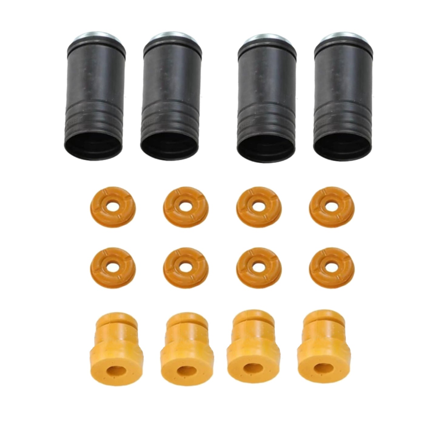 16x Front & Rear Bushing Bump Stop Dust Cover Suitable for BMW X5 E70