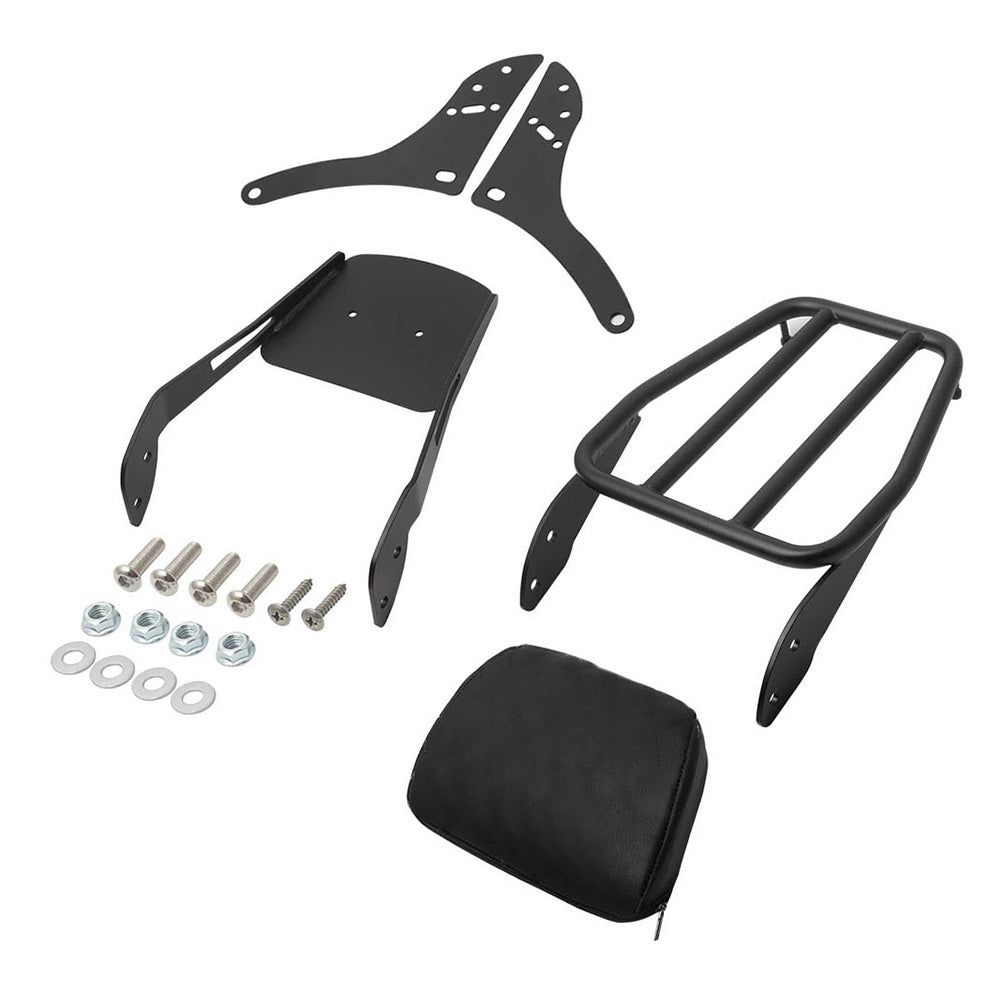 Rear Backrest Sissy BarLuggage Rack Pad Suitable for Honda Rebel CMX500 CMX300.