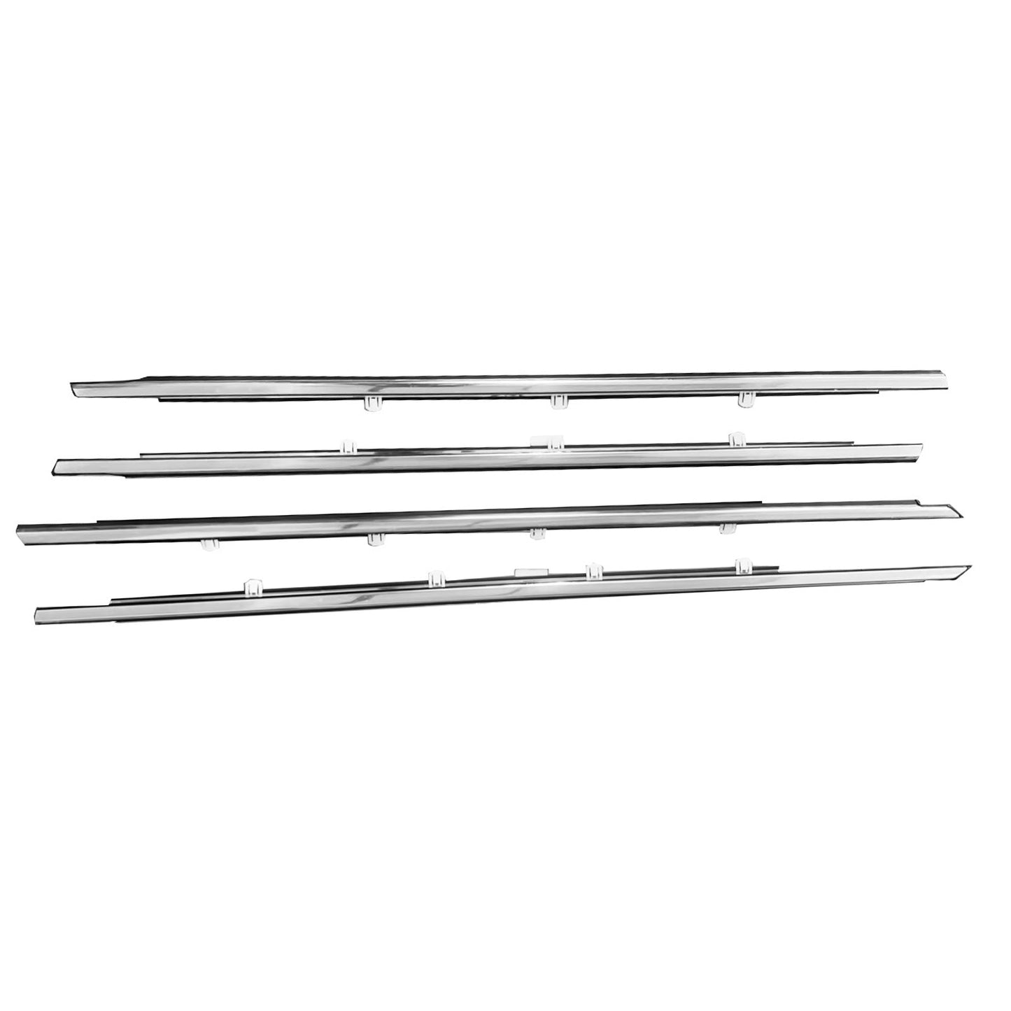 4x Window Glass Seal Weatherstrip Suitable for Honda Accord