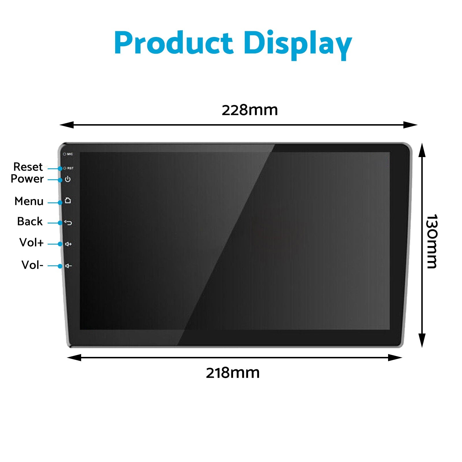 32GB 9in Car Radio Stereo Apple Android 13 w or Cam For Suitable for Hyundai Getz.