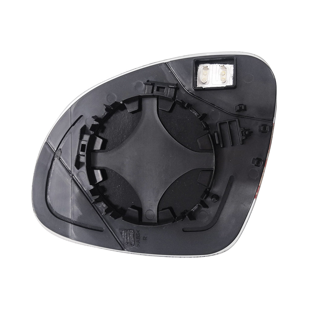 Right Driver Side Heated Mirror Glass with Back Plate Suitable For VW Golf MK5 2004ÿ2008