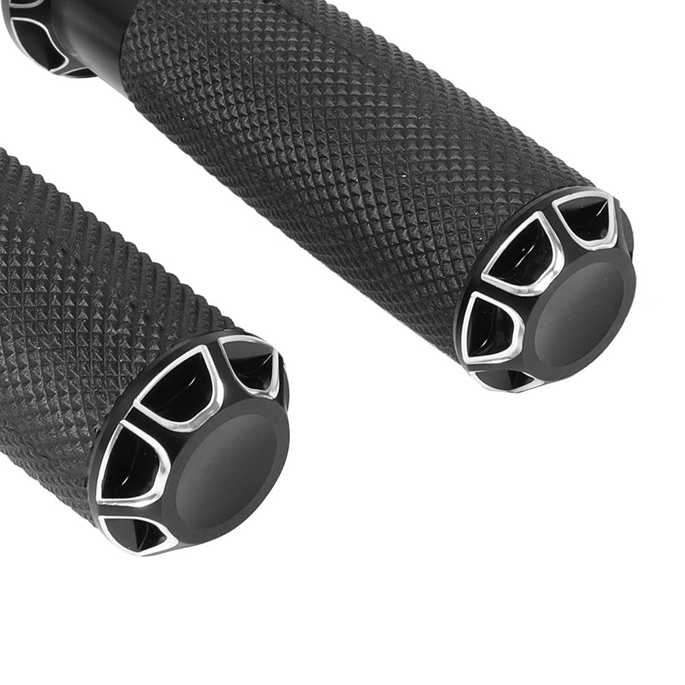 1-inch Pair Black Hand Grip Handle Bar Suitable for Harley-Davidson VRSC