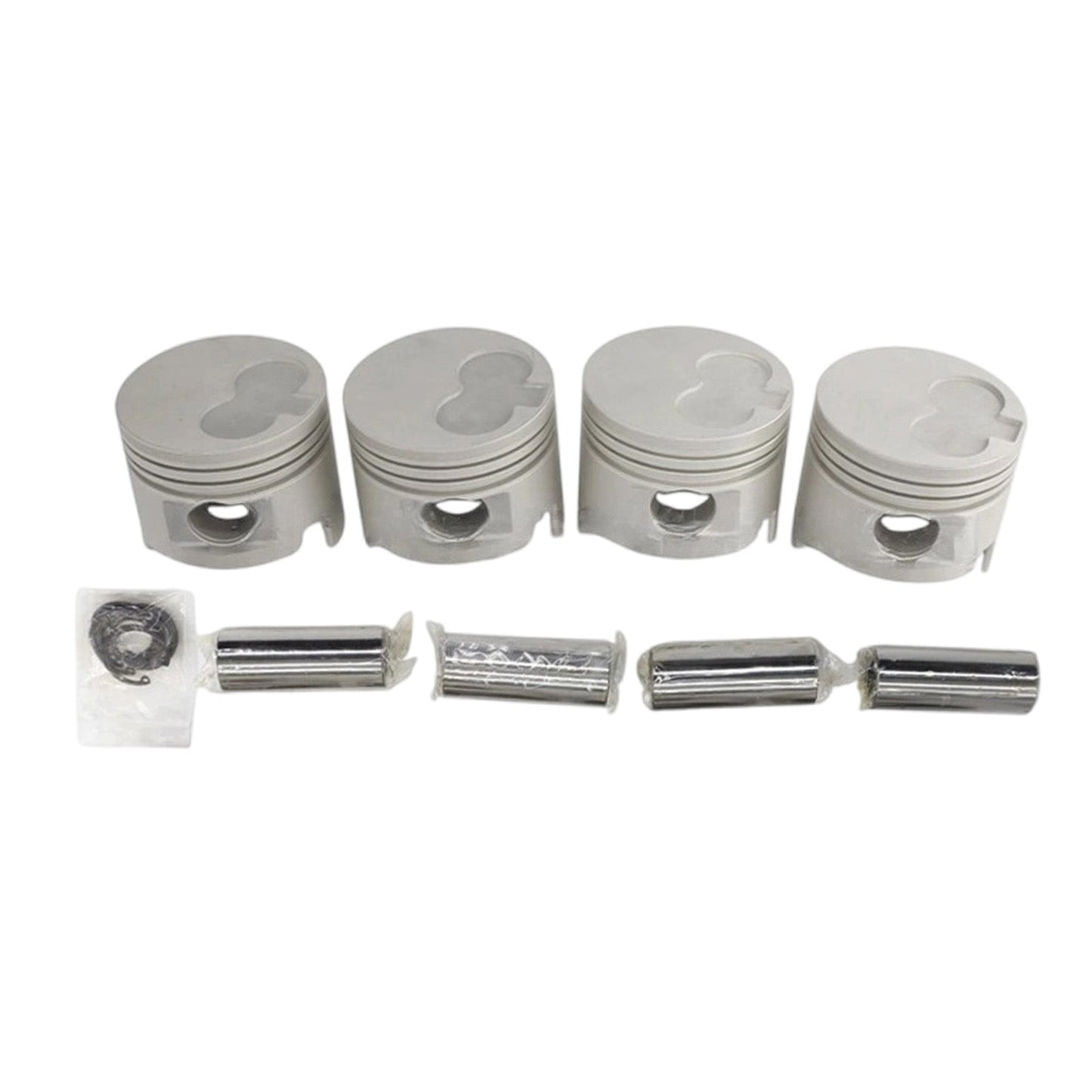4x Engine Piston Rings & Wrist Pin Sets Suitable for Toyota Hilux 2.8L