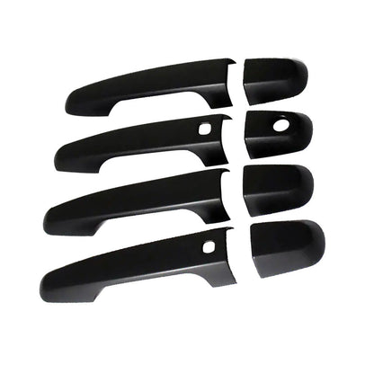 4PCS Matt Black Door Handle Cover Suitable For Mitsubishi Triton MQ MR 2015-2021.