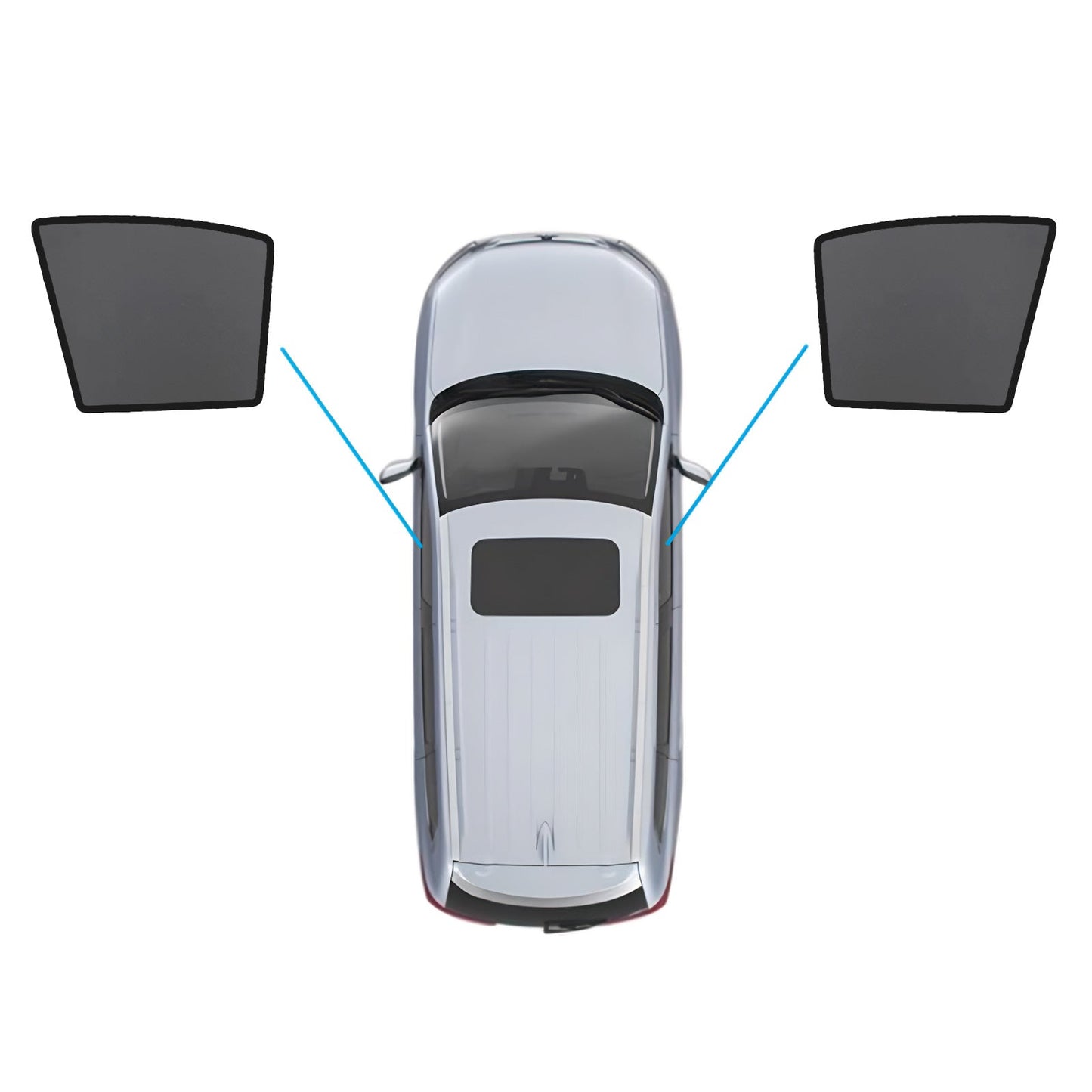 Magnetic Sun Shades Front Windows Suitable For Nissan Tiida C11 Hatch 2004-2010