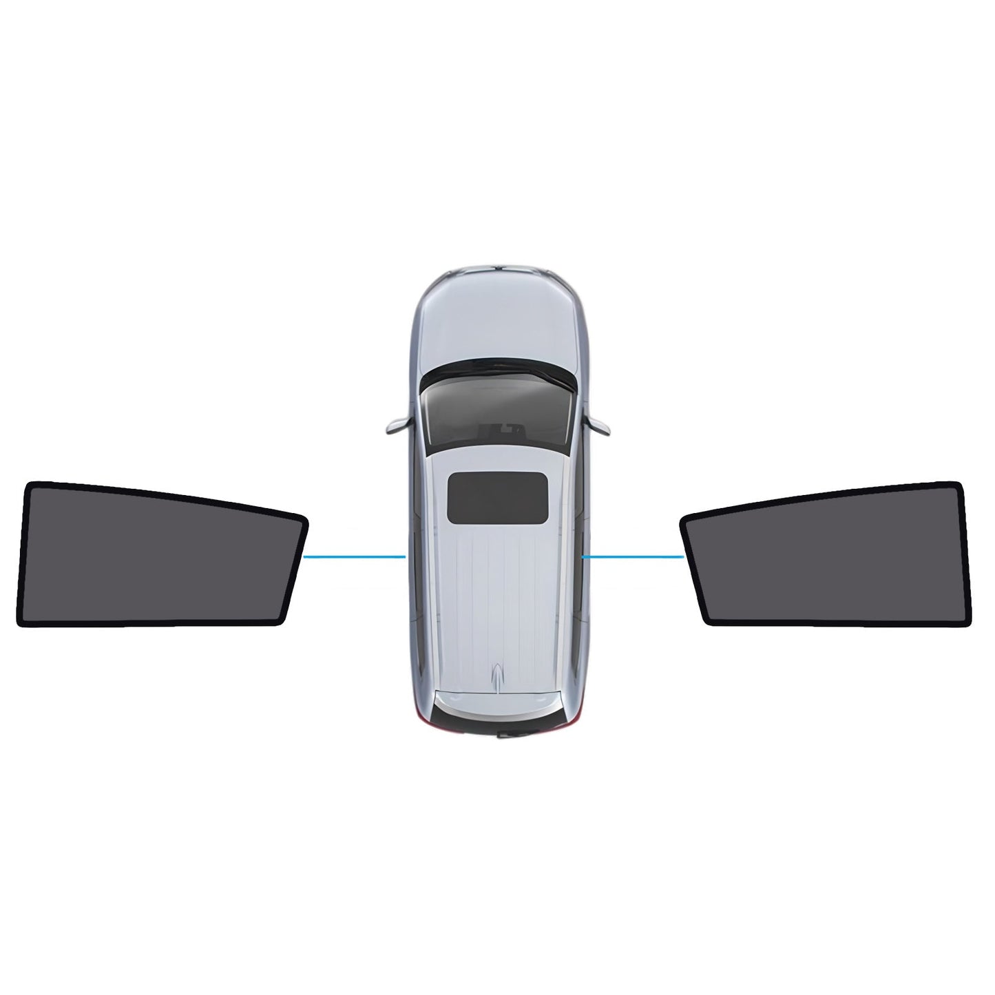 Magnetic Sun Shades Front Windows Suitable For Nissan Tiida C11 Hatch 2004-2010