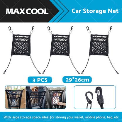Car & Truck Seat Mesh Storage Net Bag Organizer Suitable for Universal Fit
