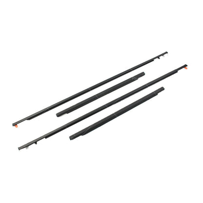4x Door Auto Window Trim Moulding Belt Weatherstrip For Toyota 07-14 FJ Cruiser.