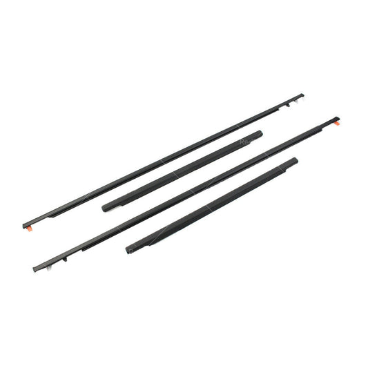 4x Door Auto Window Trim Moulding Belt Weatherstrip For Toyota 07-14 FJ Cruiser.