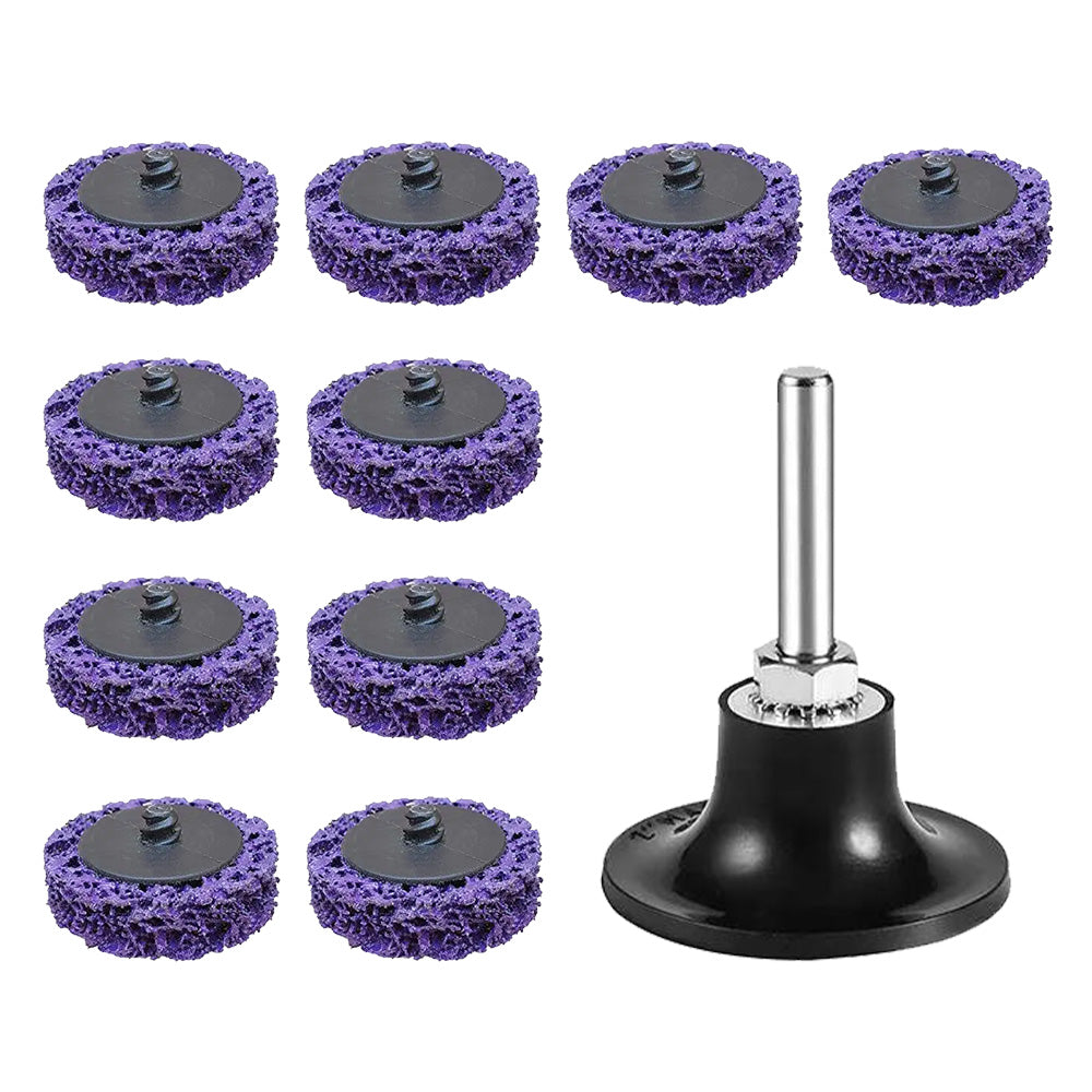 10/20/30x 50mm Poly Strip Disc Wheel Suitable For Angle Grinder Paint & Rust Removal.