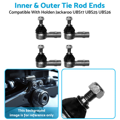 Inner & Outer Tie Rod Ends Suitable For Holden Jackaroo UBS17 / UBS25 / UBS26 1988-2004