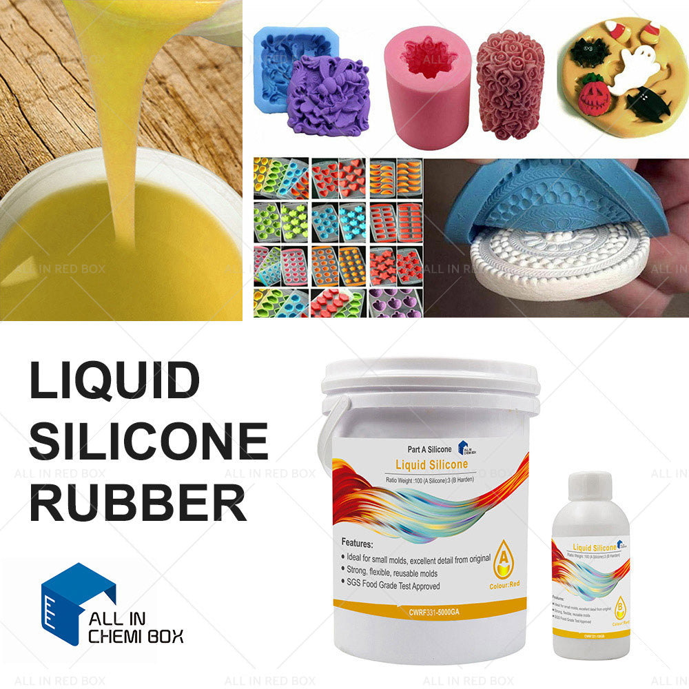 SH25 Liquid Silicone Rubber Mould Making Kit 100 3 Mix - 1Kg 2Kg 5Kg 10Kg Blue.