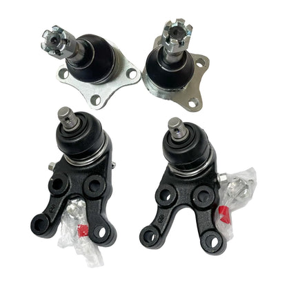 Upper & Lower Ball Joint Kit 4x Suitable For Mitsubishi Pajero NH/NJ/NK/NL 1991-2000