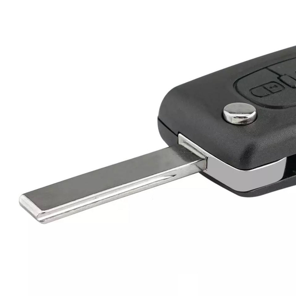 Remote Car Key Fob 2-Buttons 433FSK Suitable for Peugeot 207 307 308 407 807.