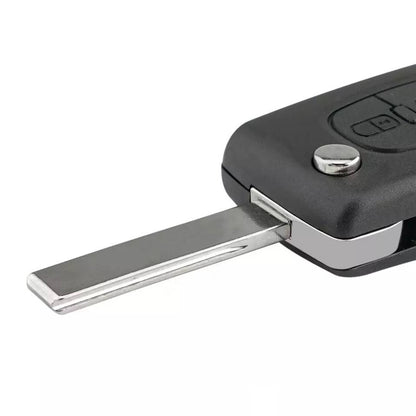 Remote Car Key Fob 2-Buttons 433FSK Suitable for Peugeot 207 307 308 407 807.