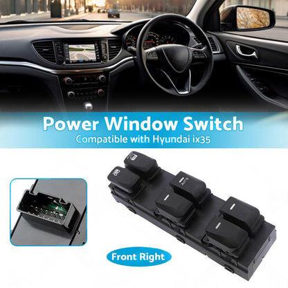 Electric Window Switch Master Control Suitable For Hyundai IX35 2010-2017 RHD.