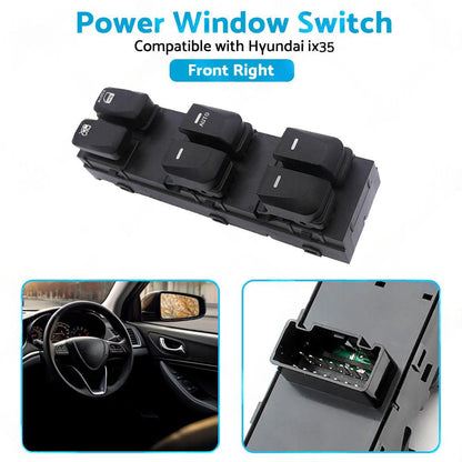 Electric Window Switch Master Control Suitable For Hyundai IX35 2010-2017 RHD.