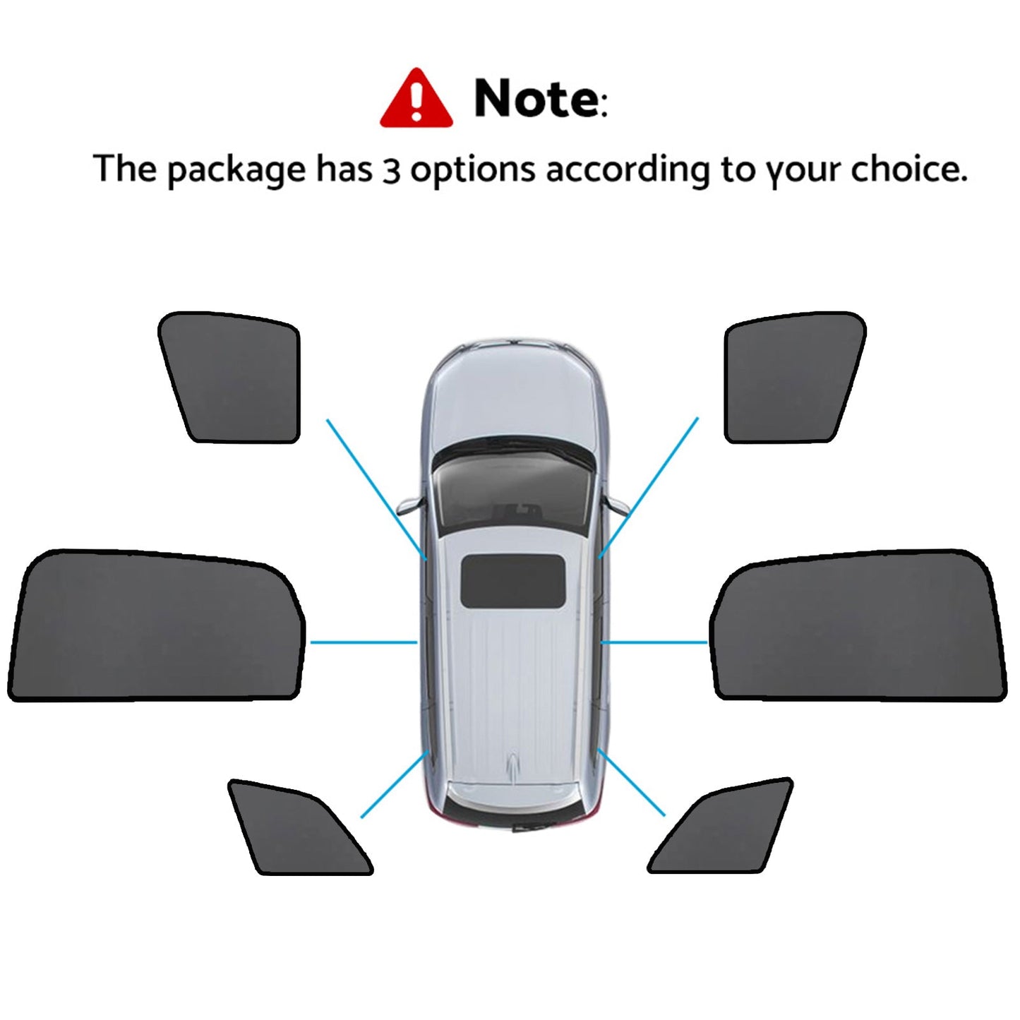 Magnetic Mesh Sun Blind Car Window Shades Suitable for Audi Q7