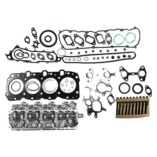 Cylinder Head With Bolts & Gasket Kit Suitable For Toyota Prado 3.0L 4Cyl 1KZ-TE