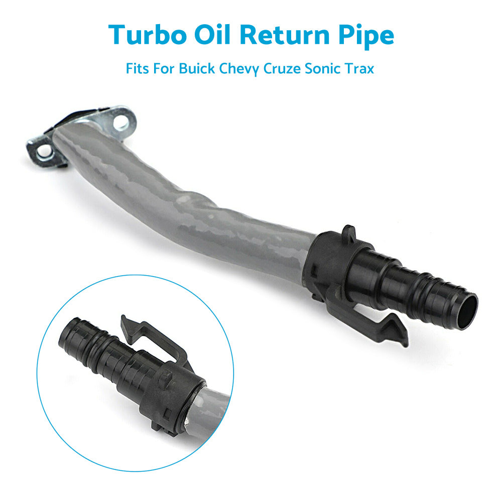 Turbo Oil Return Drain Pipe Tube Fits For Buick Chevy Cruze Sonic Trax 55587854.