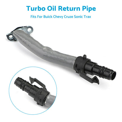 Turbo Oil Return Drain Pipe Tube Fits For Buick Chevy Cruze Sonic Trax 55587854.