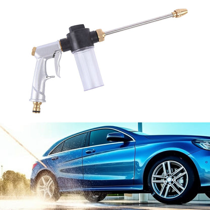 Garden Hose Nozzle Long Pole Foam Water Bottle 360 Degree Rotating Car Wash Gardening.