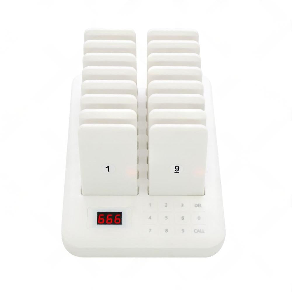 16-Channel Wireless Restaurant Pager System Suitable For Guest Calling & Queuing ¡§C AU.