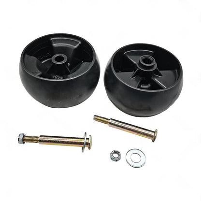 2x 5 inch  Universal Deck Wheels for Murray Rover Ride on Mowers 425620x92A 42581x50D.