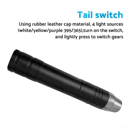 Professional 4-in-1 LED Gemstone Identification Light Suitable For Gemologists.