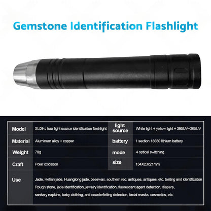 Professional 4-in-1 LED Gemstone Identification Light Suitable For Gemologists.