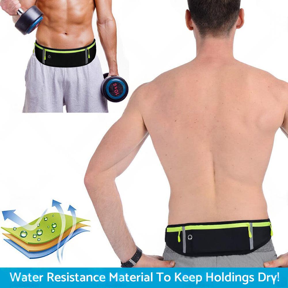 Waterproof Running Hiking Sport Bum Bag Travel Money Phone Belt Waist Zip Pouch.