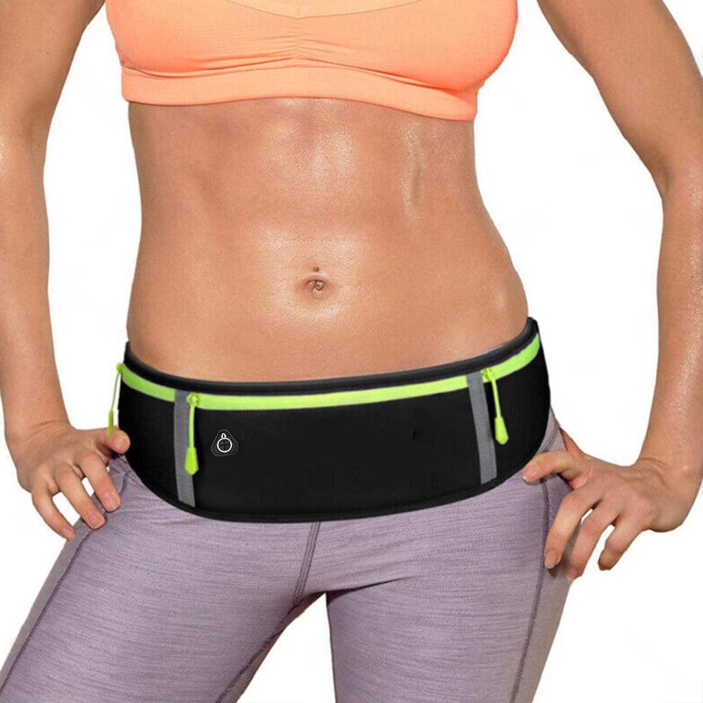 Waterproof Running Hiking Sport Bum Bag Travel Money Phone Belt Waist Zip Pouch.