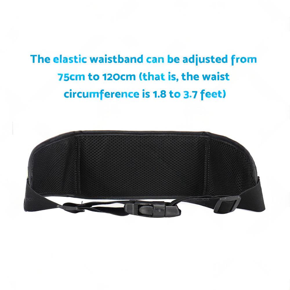Waterproof Running Hiking Sport Bum Bag Travel Money Phone Belt Waist Zip Pouch.