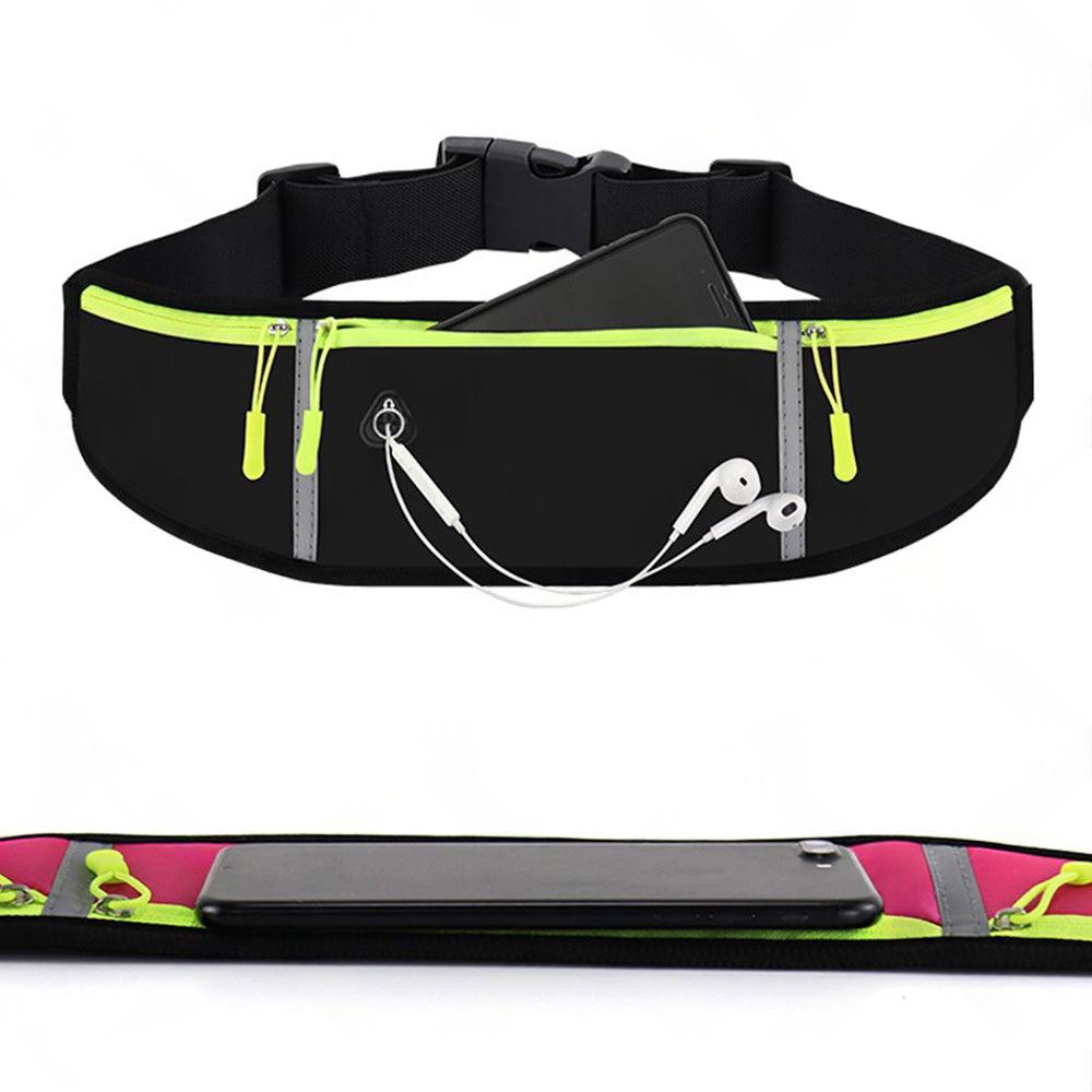 Waterproof Running Hiking Sport Bum Bag Travel Money Phone Belt Waist Zip Pouch.
