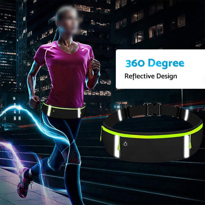 Waterproof Running Hiking Sport Bum Bag Travel Money Phone Belt Waist Zip Pouch.