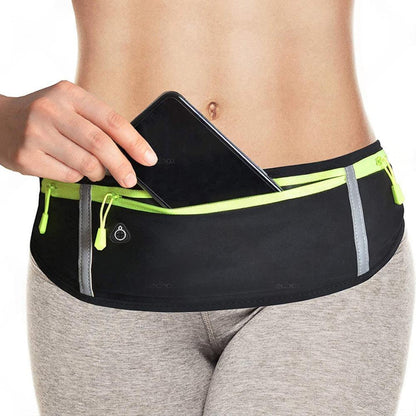Waterproof Running Hiking Sport Bum Bag Travel Money Phone Belt Waist Zip Pouch.