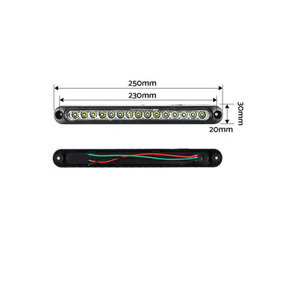 2x15 LED Tailer Stop Reverse Light Bar Suitable For Truck Boat Caravan Tail Lamp.
