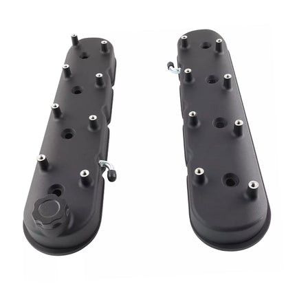 Cast Aluminium Valve Cover with Coil Mounts Suitable for LS LS1 LS2 LS3 LS6 LS7 Engine Valve Cover Black