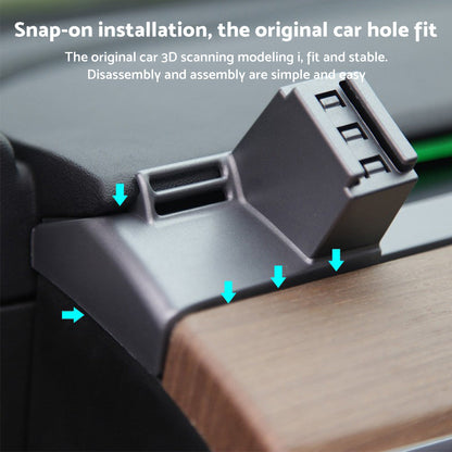 360 Rotating GPS Navigation Cell Phone Holder Stand Suitable for Tesla Model 3