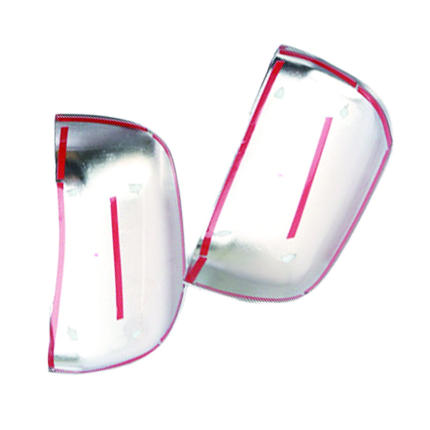 Side Door Rearview Mirror Cover Trim Chrome Pair Left & Right Suitable For Mitsubishi Pajero V80 2007-2021
