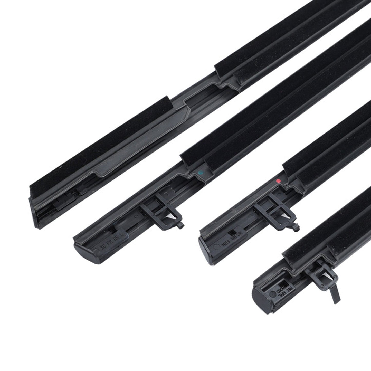 4x Window Door Belt Weather Strips Suitable For Honda Civic 2006-2011