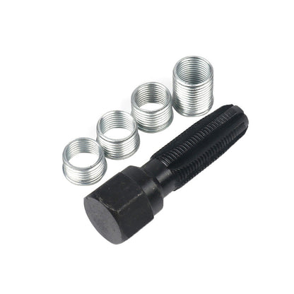 4 Inserts Helicoil Thread Reamer Tap Repair  and  14MM Spark Plug Repair Kit.