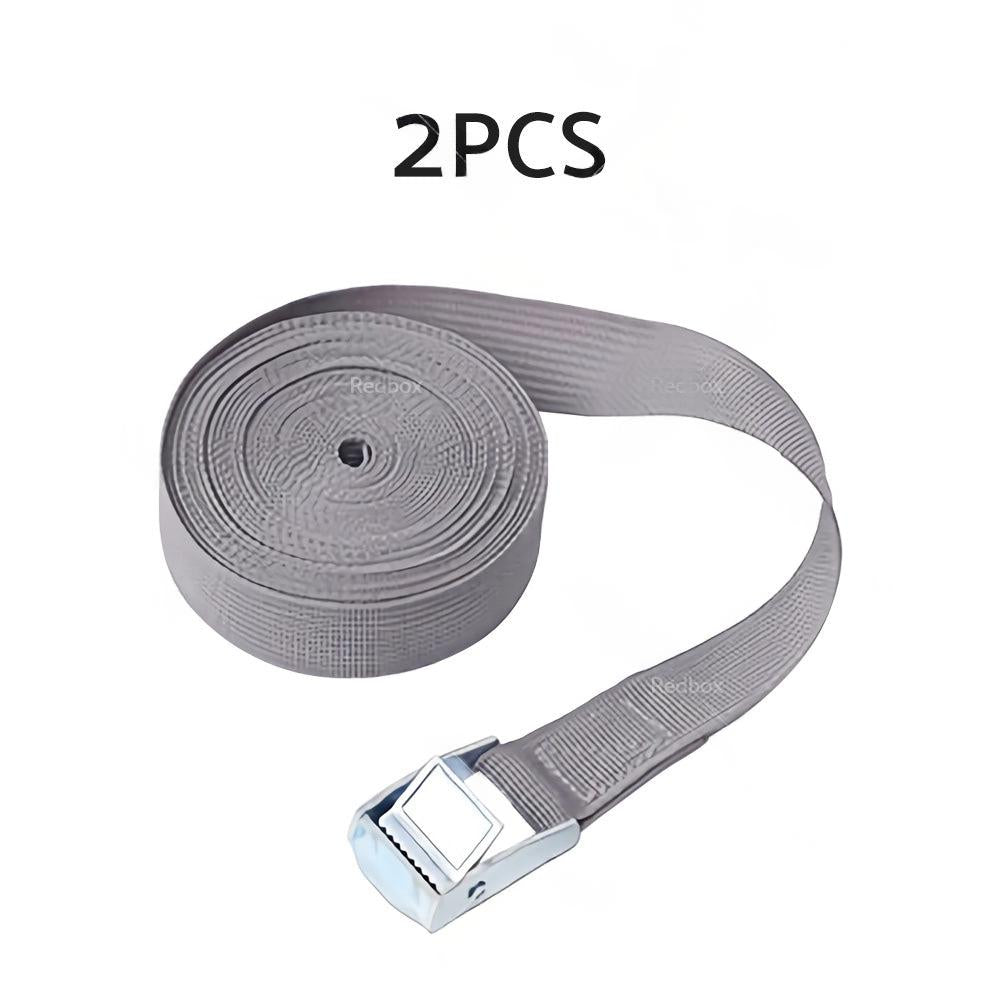 2/4pcs Metal Buckle Cam Tie Down Strap Heavy Lugga Cargo Ratchet Lashing Rope 2M.