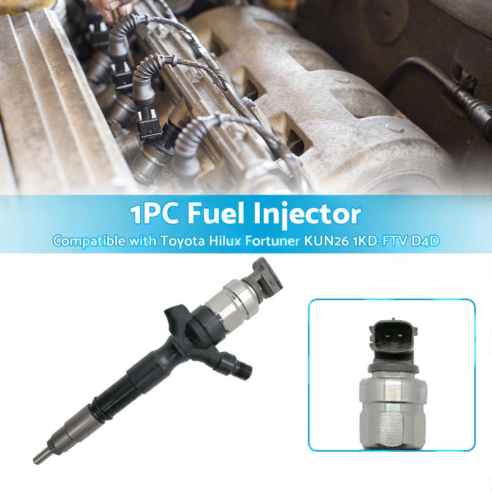 Diesel Fuel Injector Suitable for Toyota Hilux Fortuner KUN26 1KD-FTV D4D 3. 0L.
