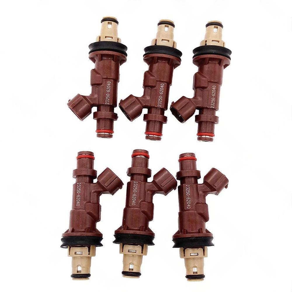 6PCS Fuel Injectors Suitable For Toyota Hilux Prado 5VZ-FE V6 3. 4L 23250-62040.