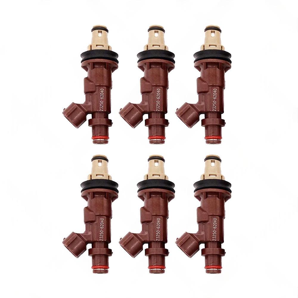 6PCS Fuel Injectors Suitable For Toyota Hilux Prado 5VZ-FE V6 3. 4L 23250-62040.