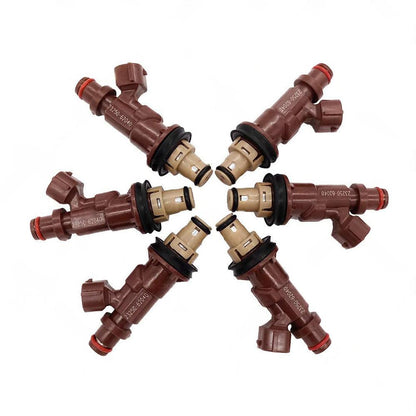 6PCS Fuel Injectors Suitable For Toyota Hilux Prado 5VZ-FE V6 3. 4L 23250-62040.