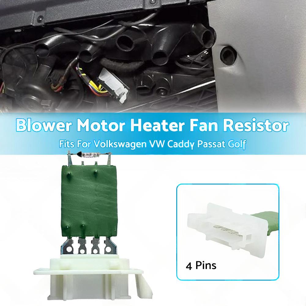 Blower Motor Heater Fan Resistor Fits For Volkswagen VW Caddy Passat Golf.