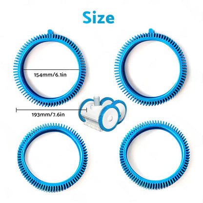 4pcs Front Tire  Standard Back Tyres For Pool Cleaner or Hayward Aquanaught.